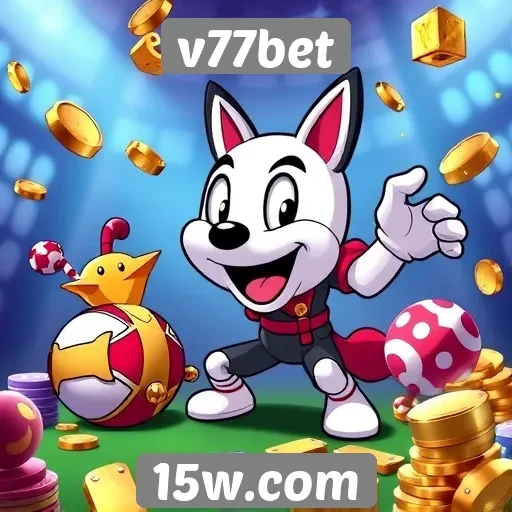 Variedade de jogos disponíveis no v77bet